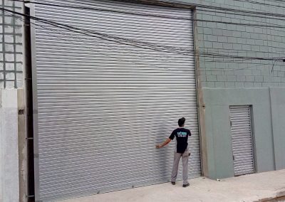 Porta de aço de enrolar industrial